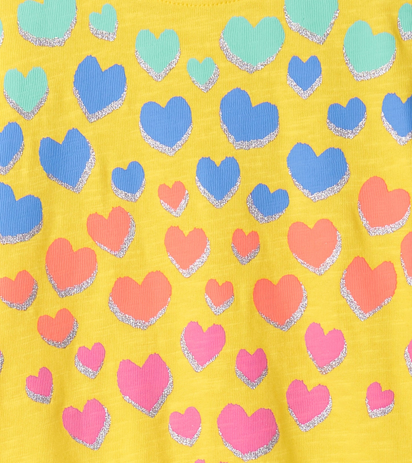 Girls Falling Hearts Graphic Tee