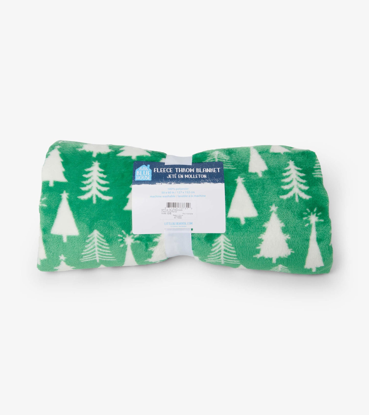 Christmas Trees Fuzzy Fleece Blanket