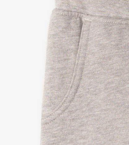 Boys Athletic Grey Slim Fit Joggers