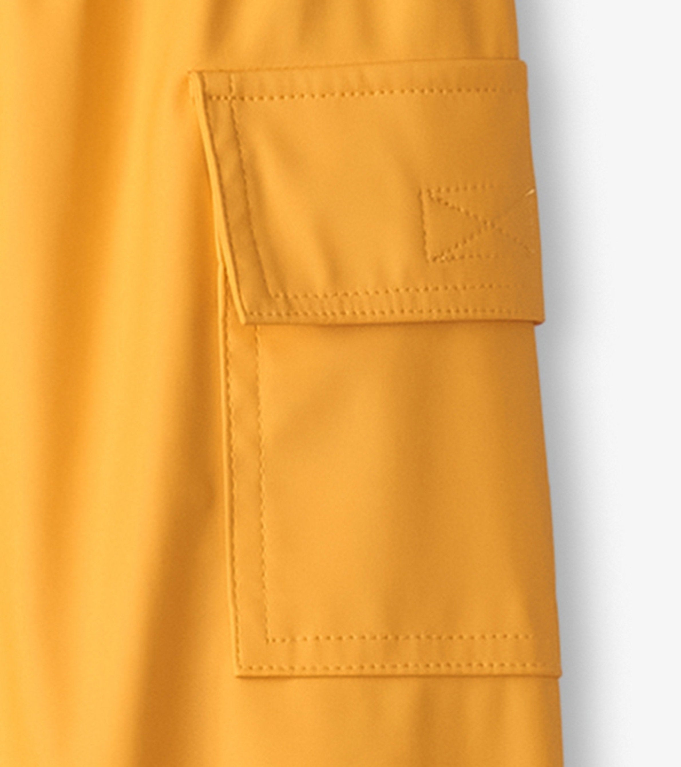 Yellow Kids Rain Pants