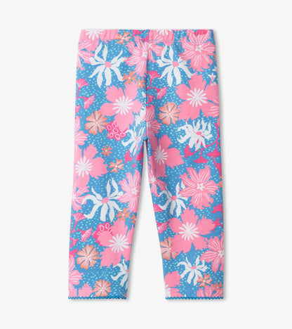 Spring Blooms Capri Leggings