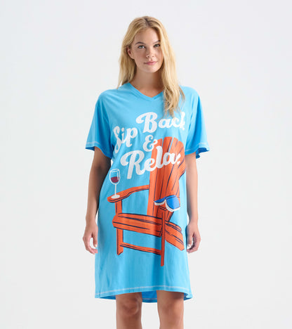 Sip Back and Relax Women's Sleepshirt