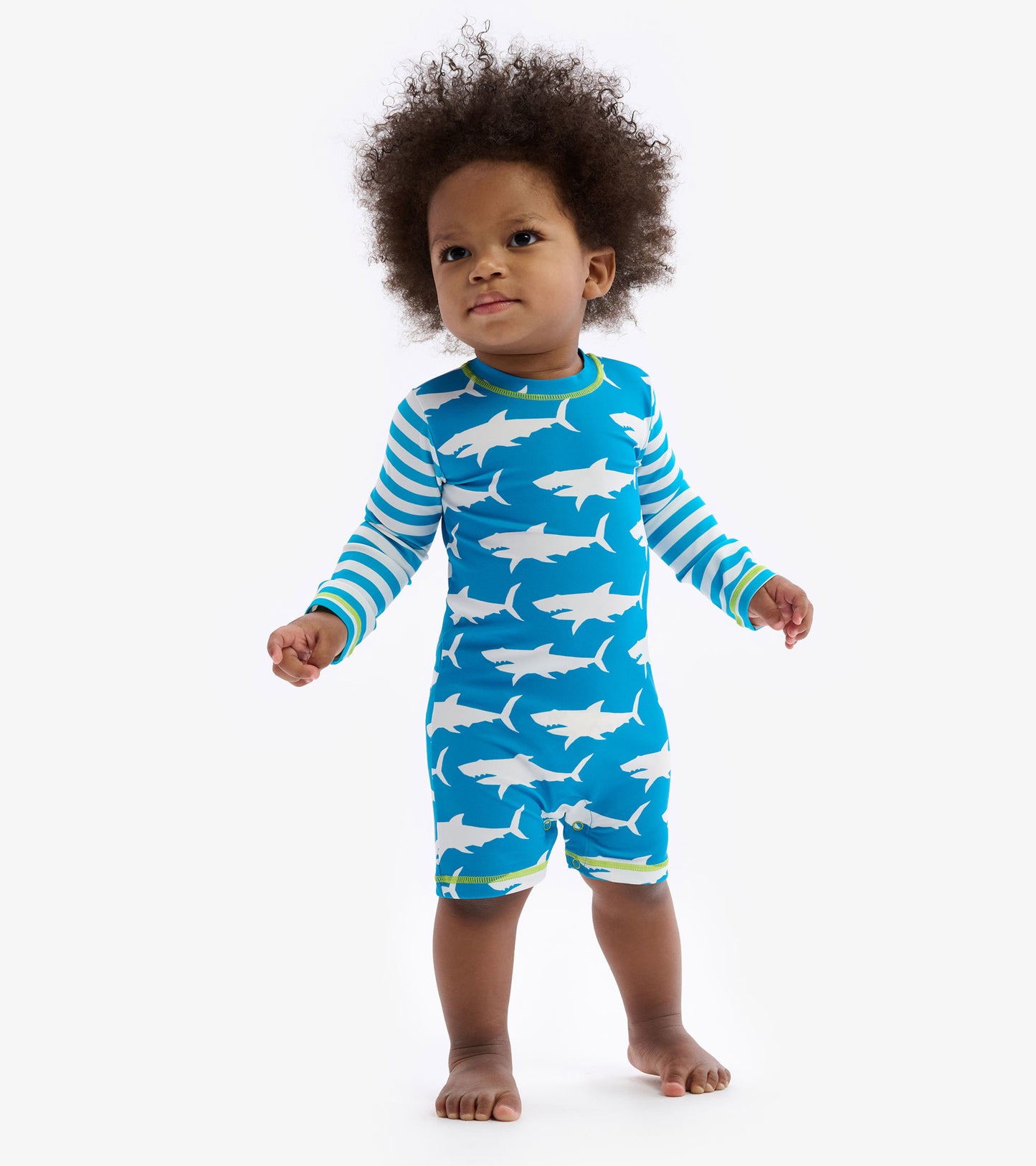 Hungry Sharks Baby One-Piece Rashguard