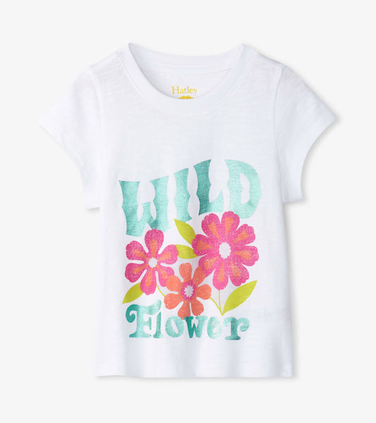 Girls Wild Flower Graphic Tee