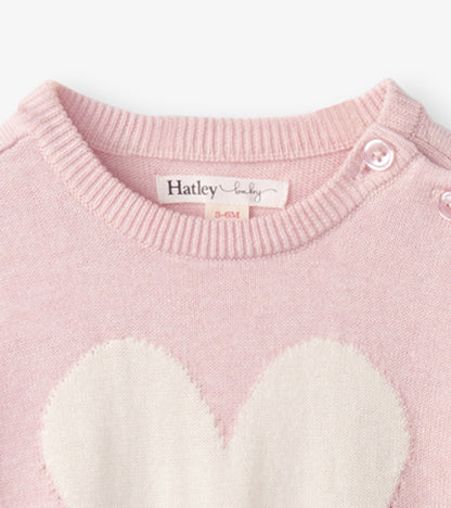 Baby Big Heart Sweater Onesie