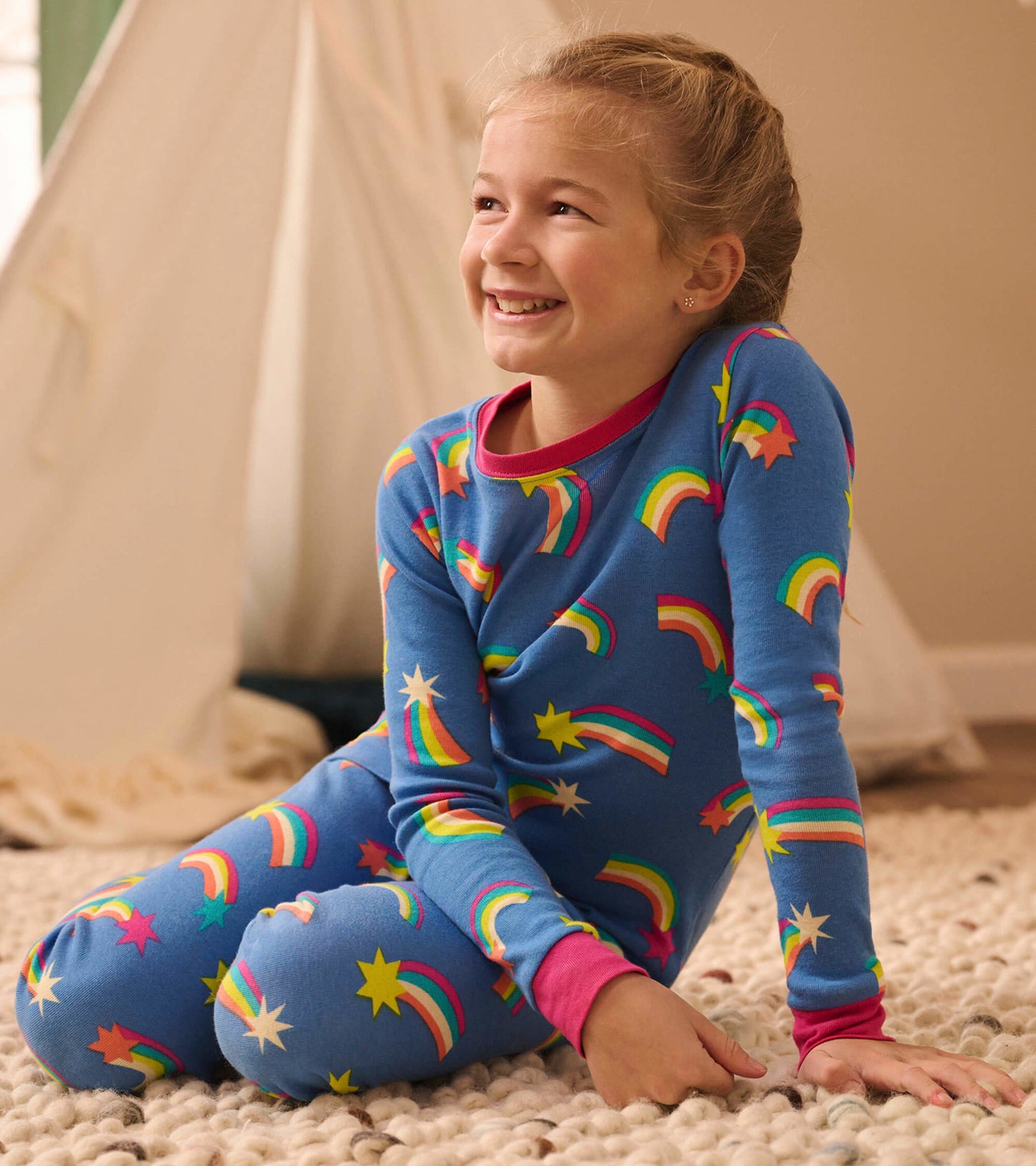 Shooting Stars Kids Organic Cotton Pajama Set