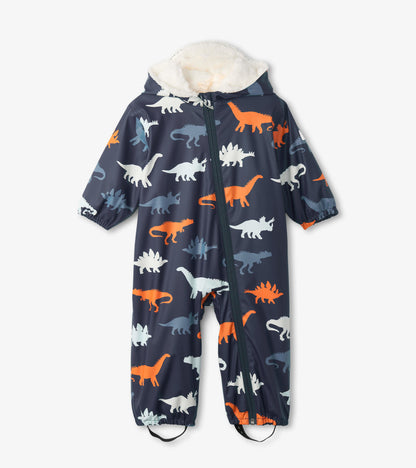 Dinosaur Silhouettes Colour Changing Baby Rain Suit