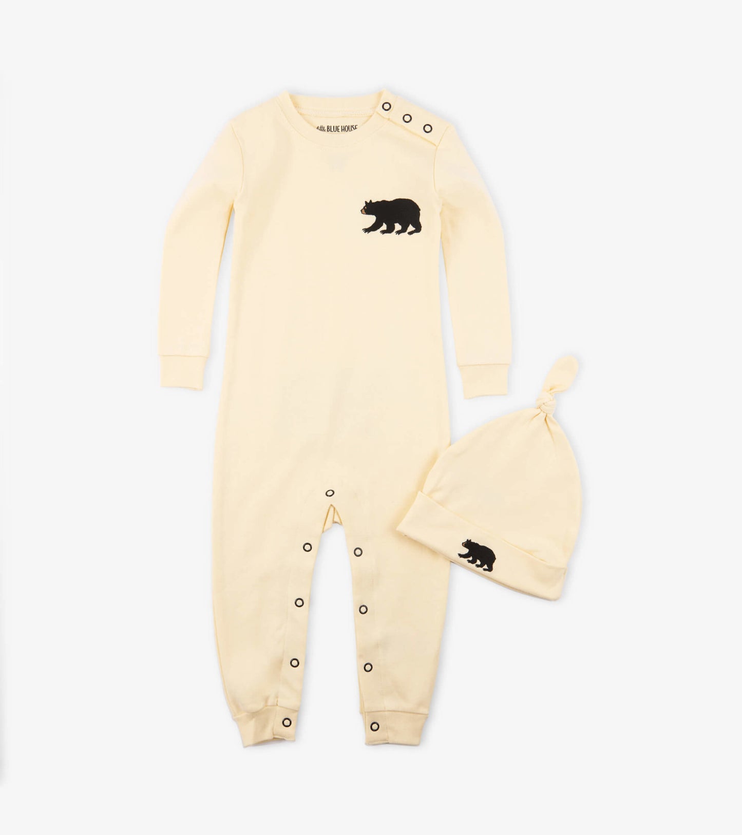 Little Bear Bum Baby Sleeper & Hat