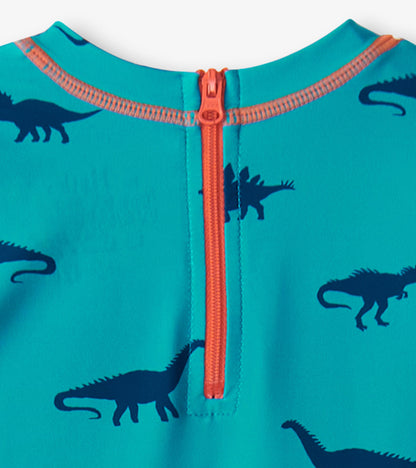 Baby Boys Dino Silhouette One-Piece Rashguard