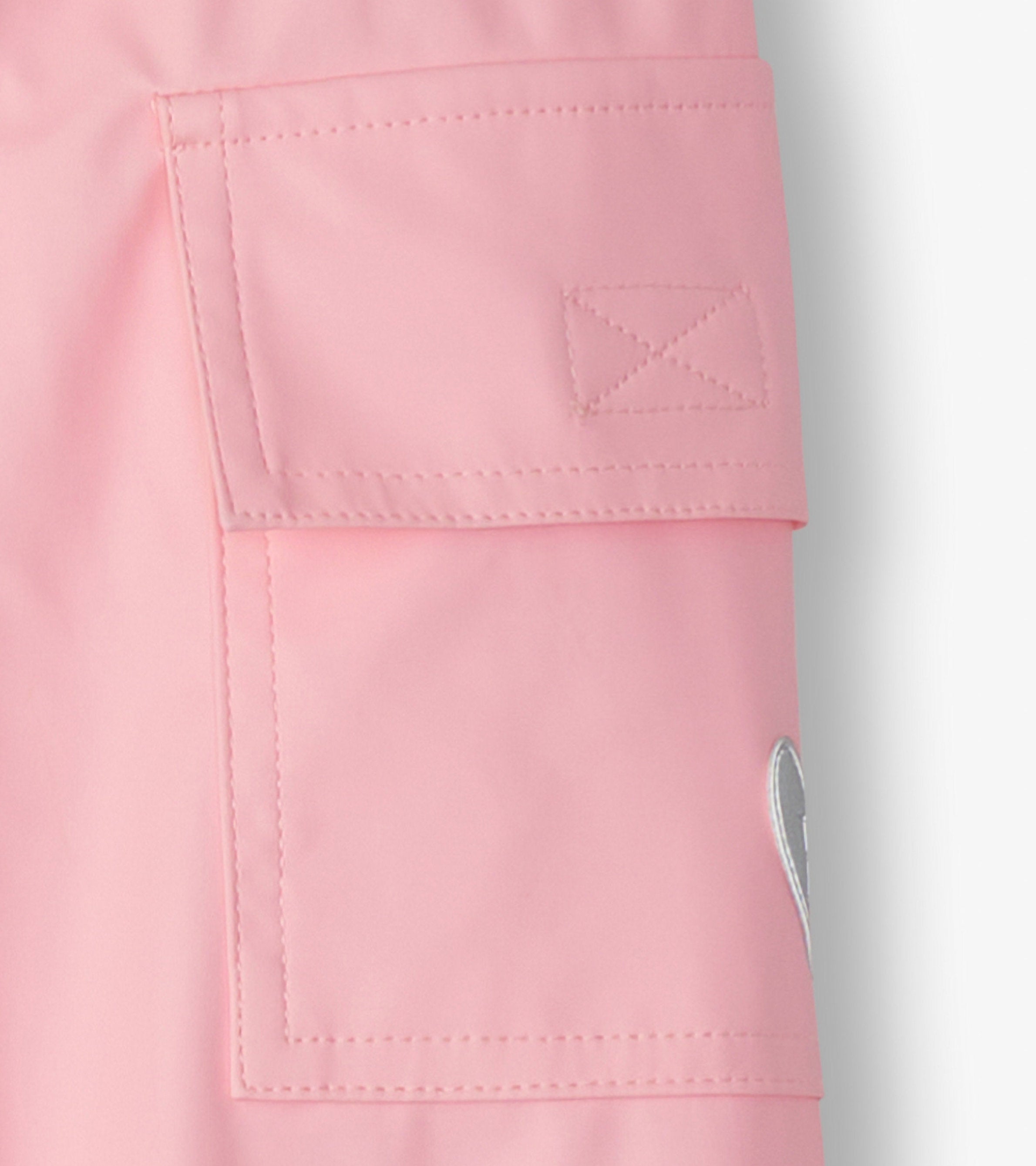 Classic Pink Kids Rain Pants