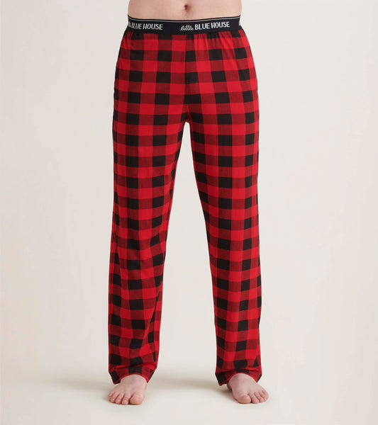 Buffalo Plaid Men's Jersey Pajama Pants