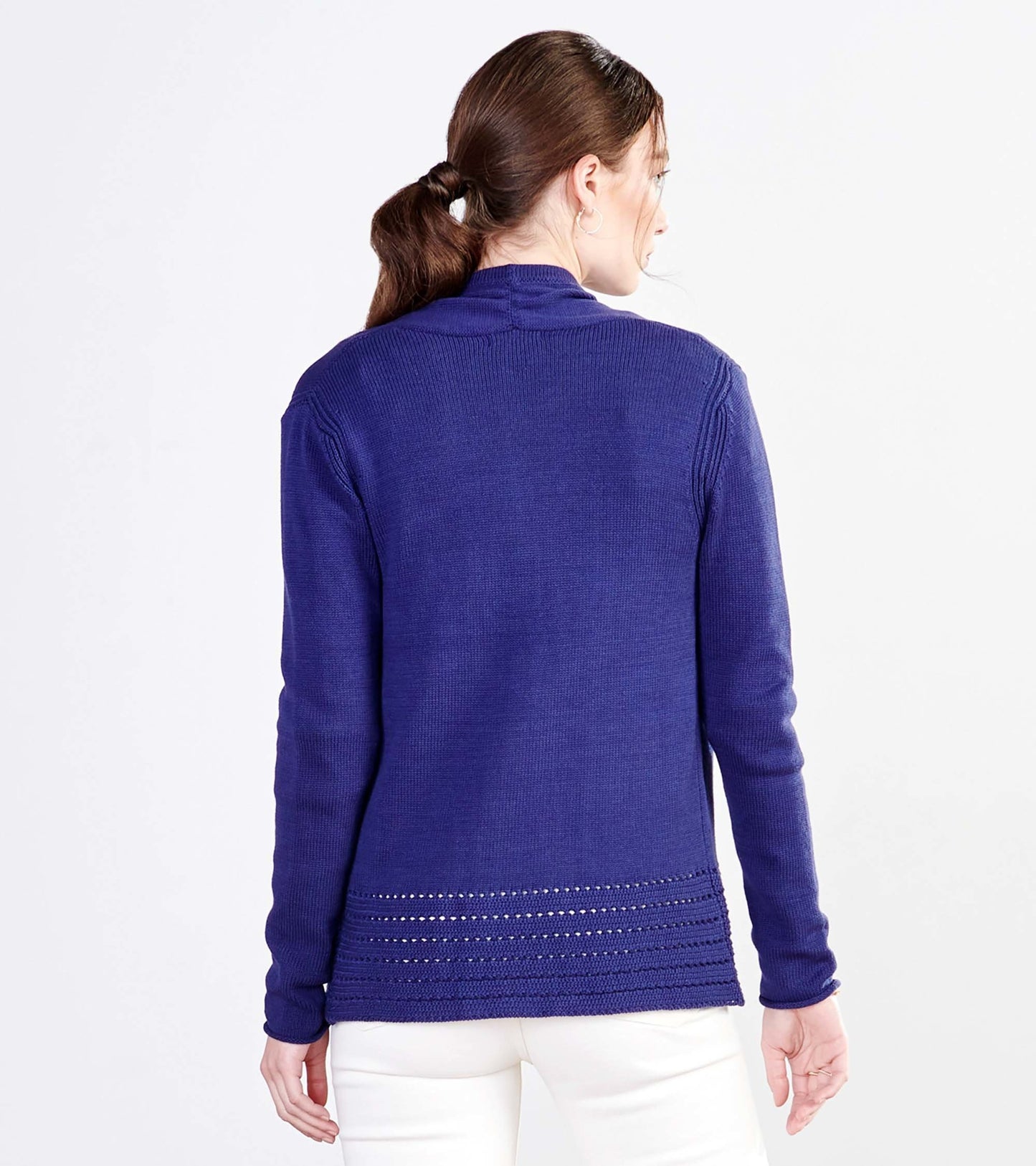 Rachel Cardigan - Patriot Blue