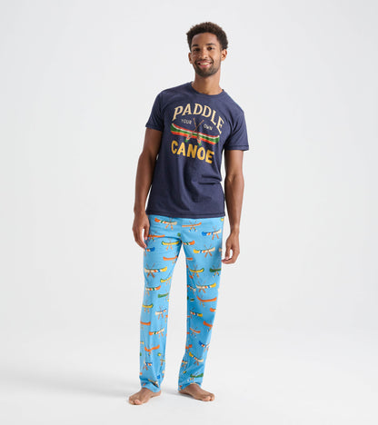 On The Lake Men's Jersey Pajama Pants