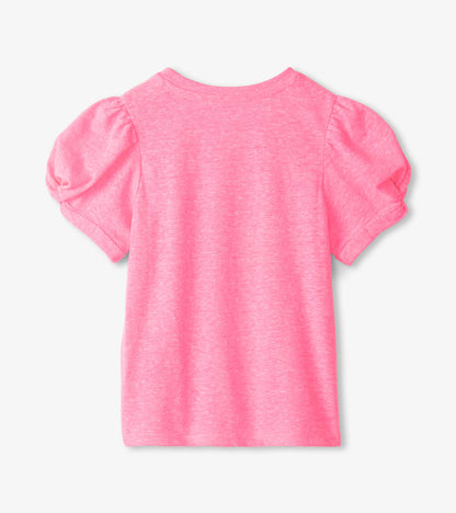 Girls Love Twisted Sleeve Tee