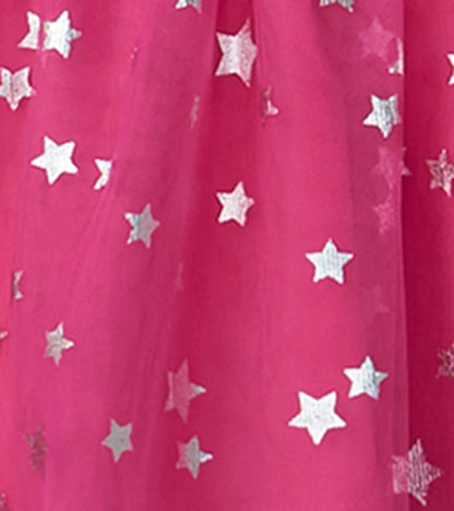 Girls Star Power Drop Waist Tulle Dress