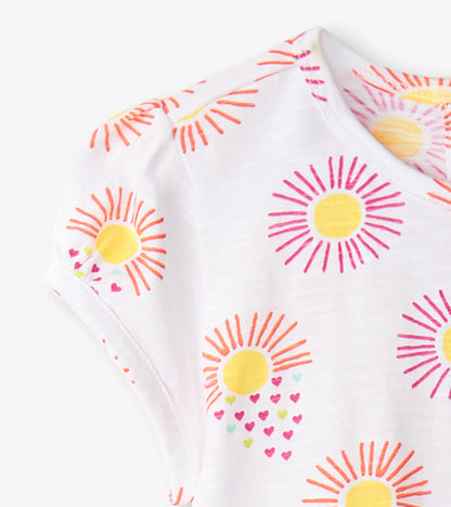 Baby & Toddler Girls Heart Suns Gathered Dress