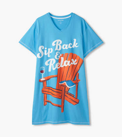 Sip Back and Relax Women's Sleepshirt