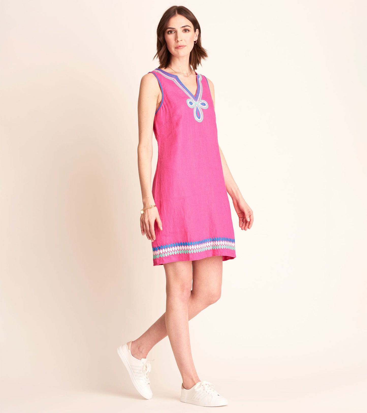 Portia Sheath Dress - Fuchsia