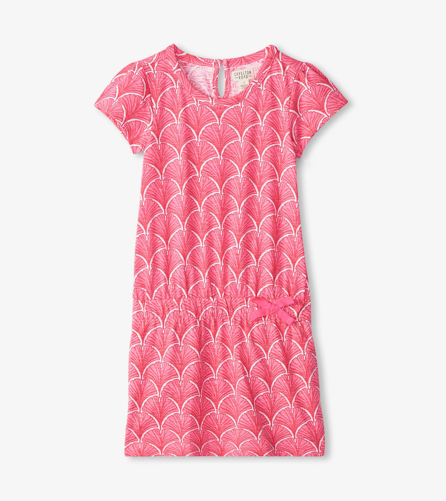 Girls Coral Fans T-Shirt Dress