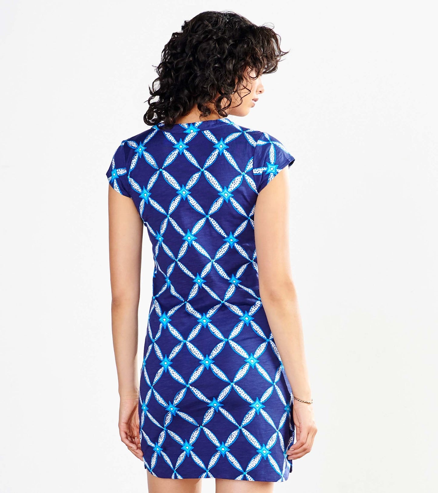 Zara Dress - Diamond Ikat