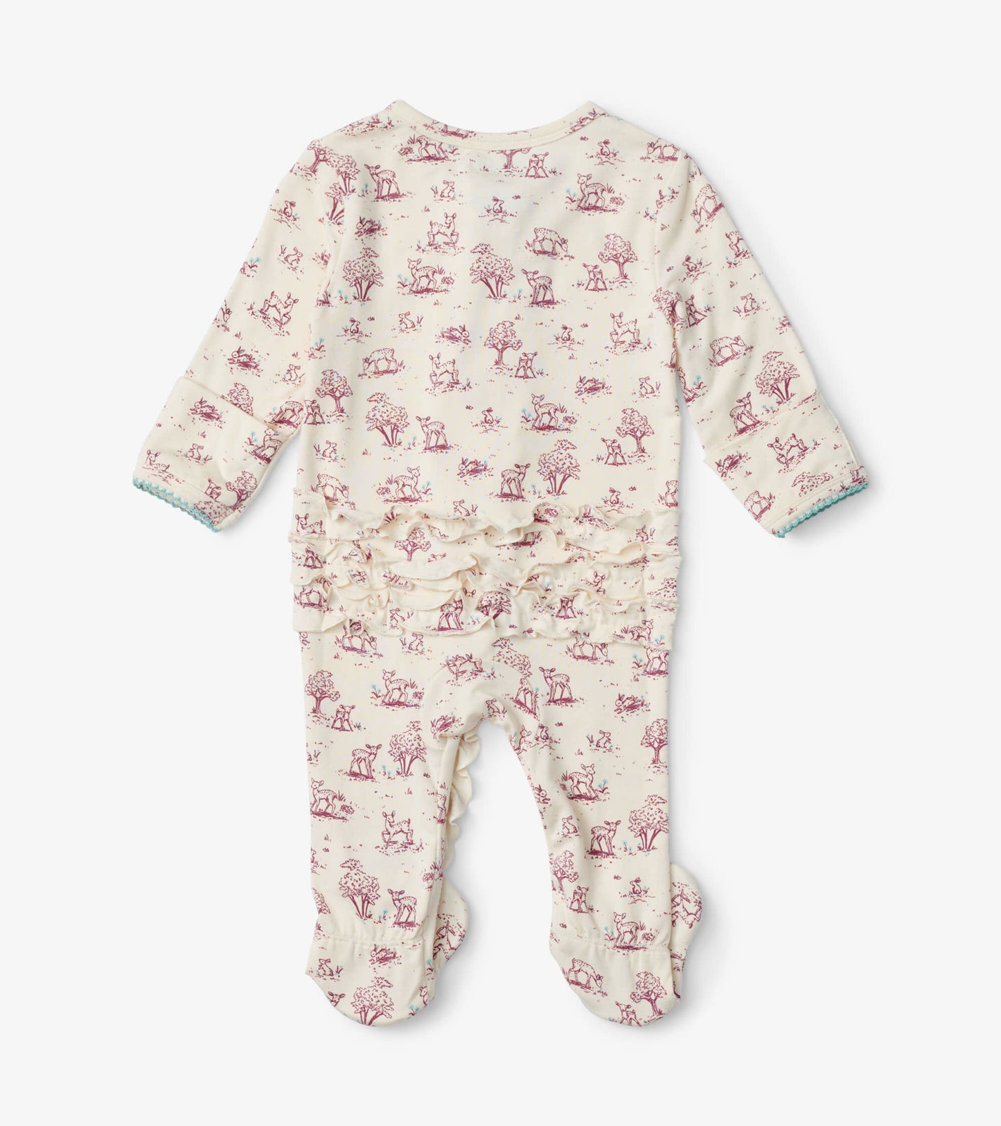 Tender Toile Baby Ruffle Bum Footed Sleeper