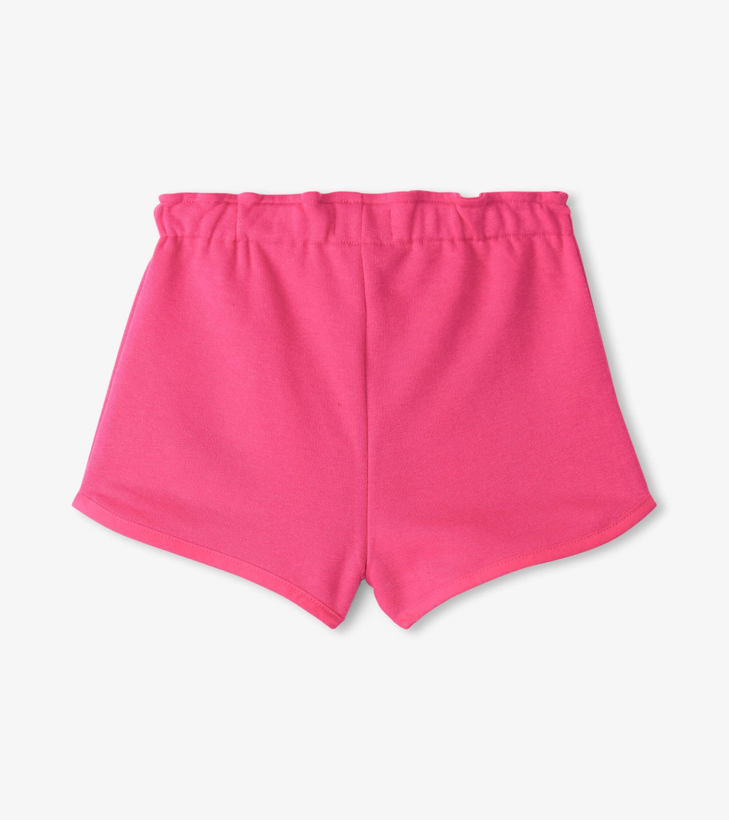 Girls Pink Paper Bag Shorts