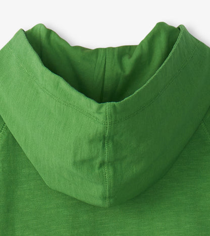 Boys Camp Green Zip-Up Hoodie