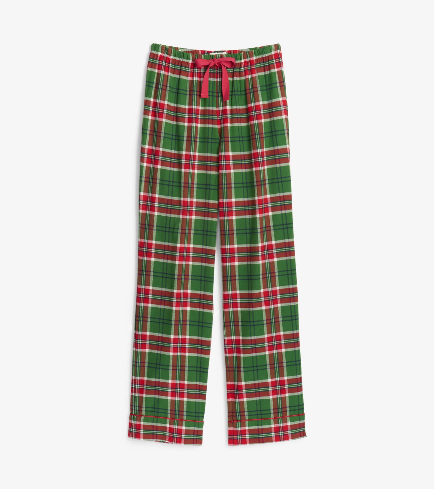 Women's Country Christmas Plaid Flannel Pajama Set