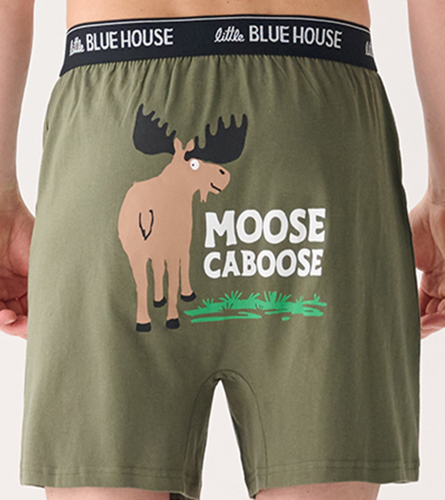 Moose Caboose Men's Boxer Shorts