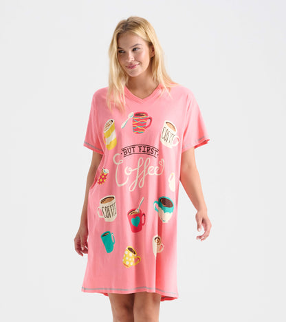 But First Coffee Women's Sleepshirt