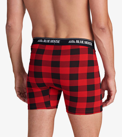 Buffalo Plaid Men's Boxer Briefs