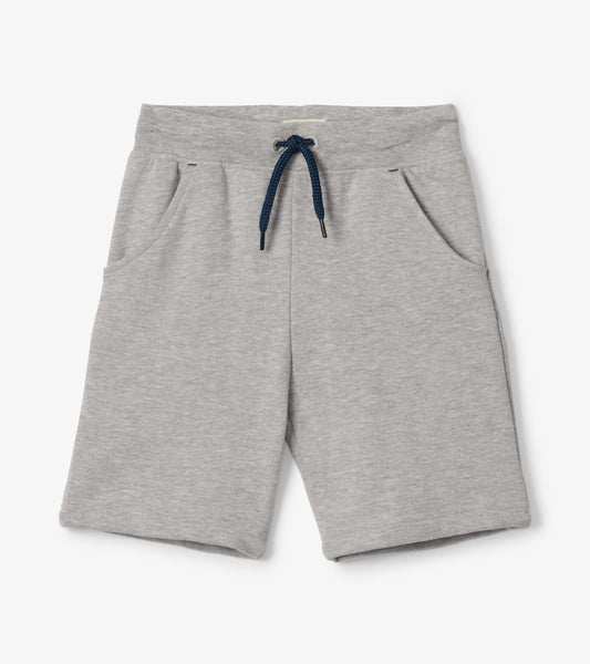 Boys Athletic Grey Terry Shorts