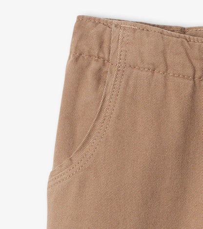 Boys Khaki Twill Shorts