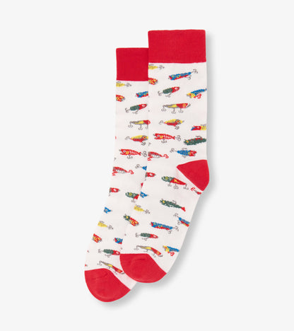 Fishing Lures Men's Crew Socks