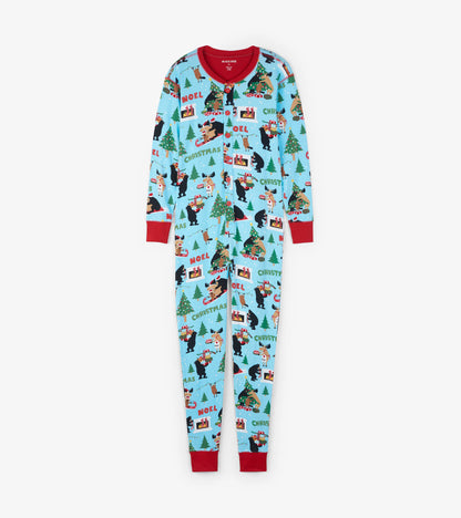 Wild About Christmas Adult Union Suit