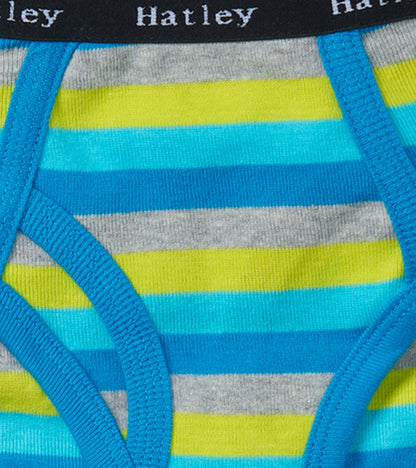 Boys Stripes 3 Pack Classic Briefs