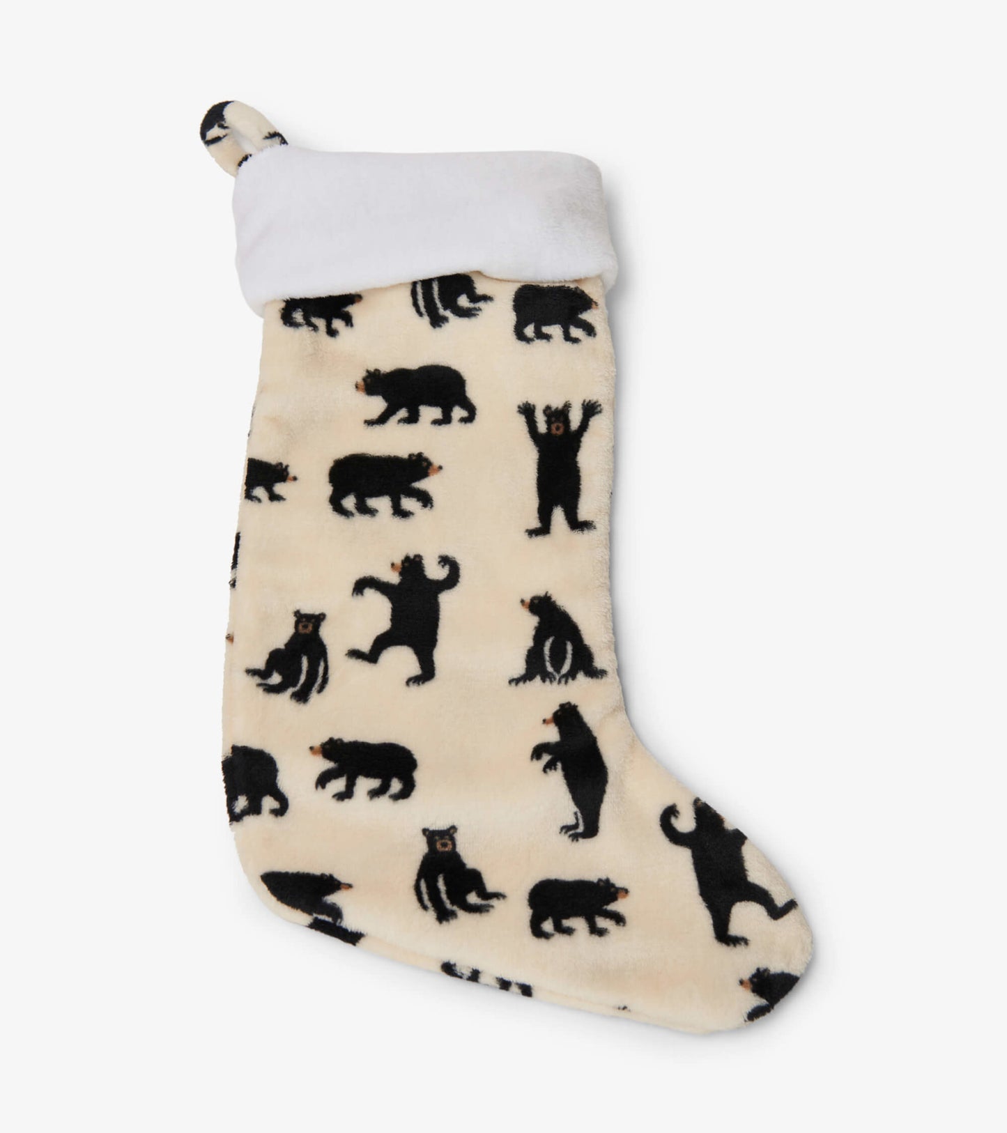 Black Bears Fleece Christmas Stocking