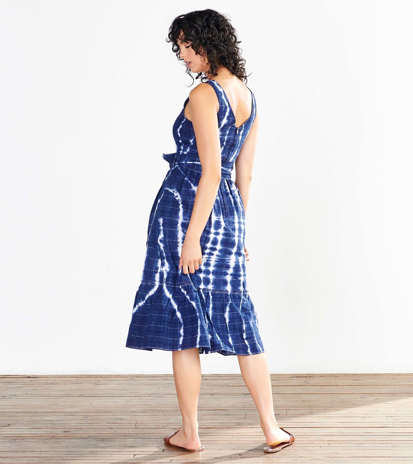 Sydney Midi Dress - Windowpane