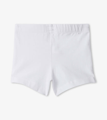 Girls White Summer Shorts