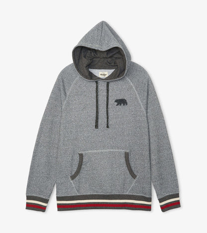 Marled Grey Bear Men's Heritage Pullover Hoodie