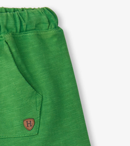 Baby & Toddler Boys Camp Green Kangaroo Shorts