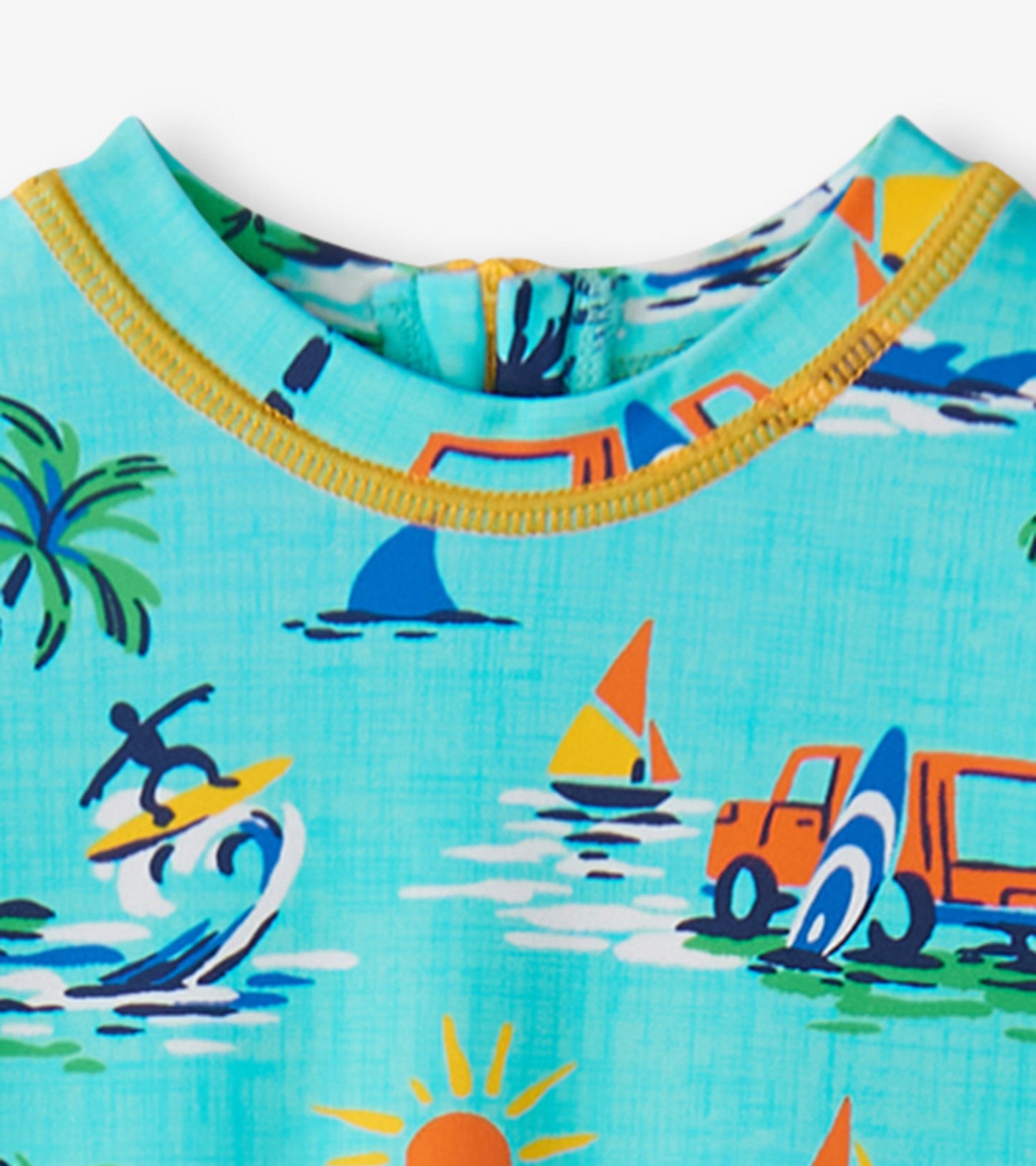 Baby Boys Vintage Holiday One-Piece Rashguard