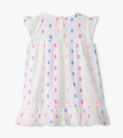 Baby & Toddler Girls Summer Dots Flounce Dress