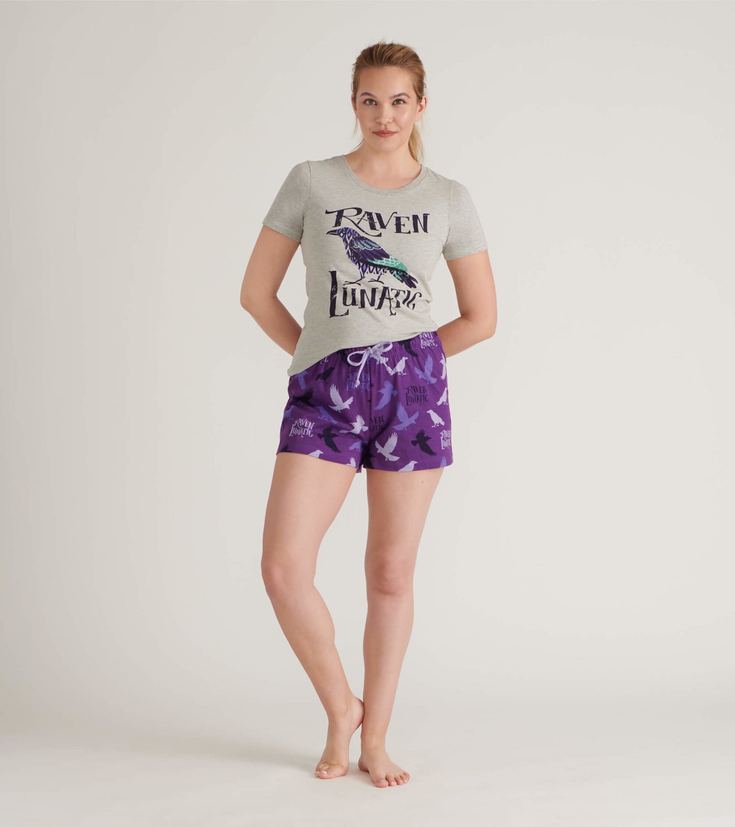 Raven Lunatic Women's Sleep Shorts