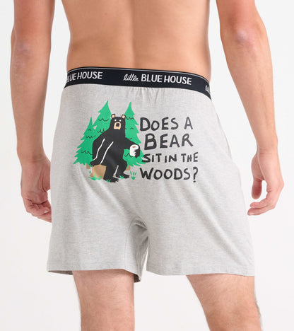 Does A Bear Sit In The Woods Men's Boxer Shorts