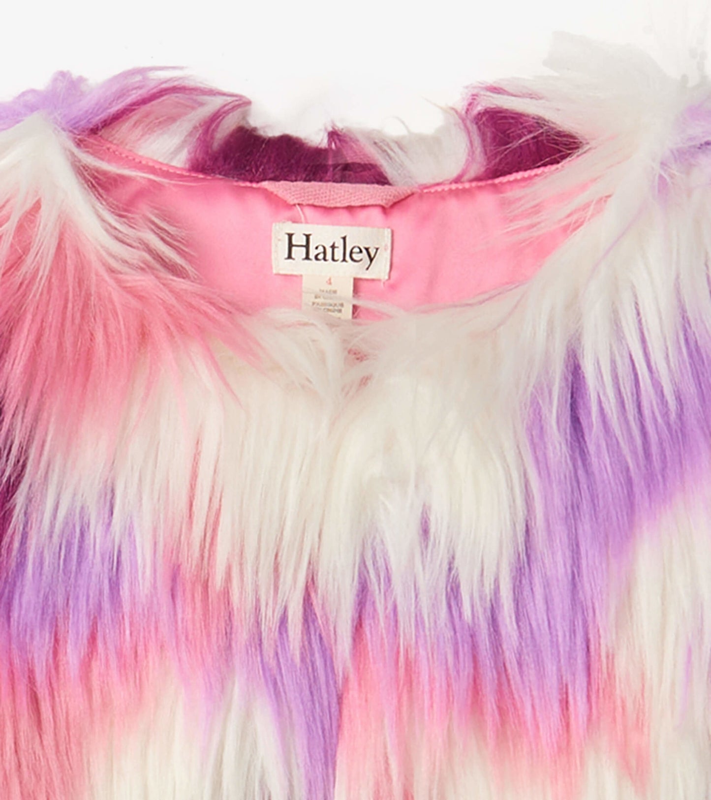 Girls Groovy Faux Fur Vest