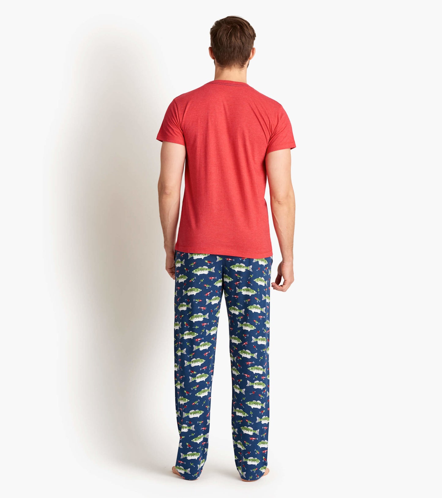 Gone Fishing Men's Jersey Pajama Pants