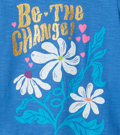 Girls Be The Change Long Sleeve T-Shirt