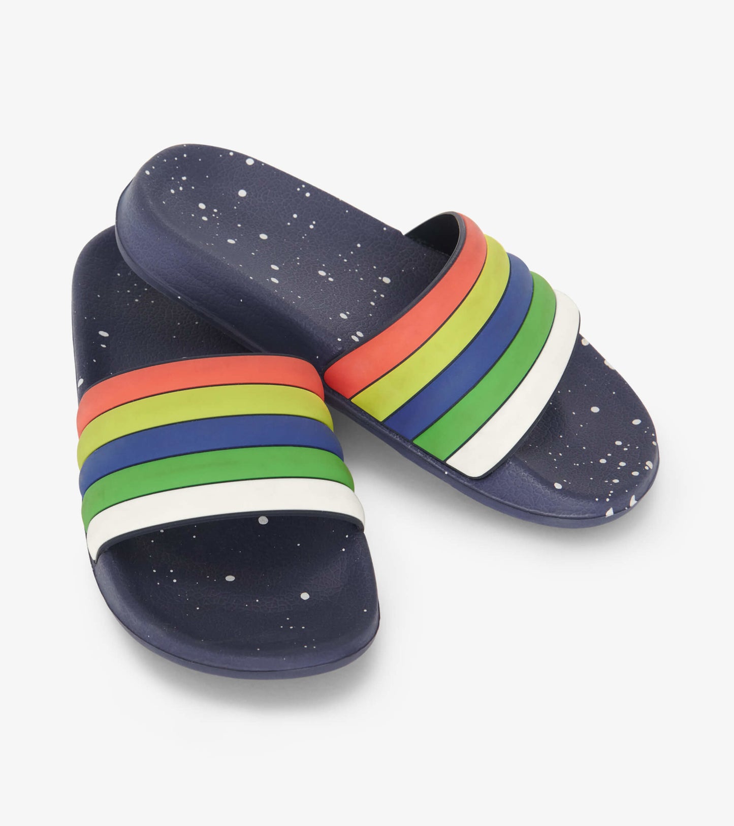 Boys Malibu Stripes Slides