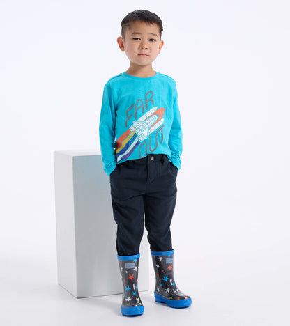 Boys Rocketship Long Sleeve T-Shirt